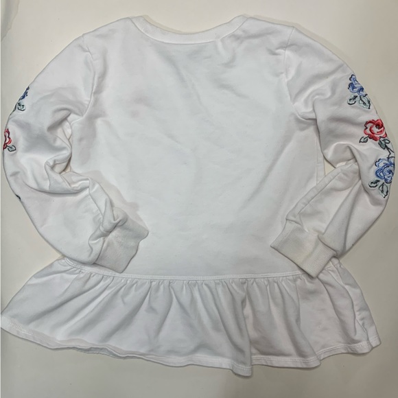 White peplum Calvin Klein White Sweater Size 7 - Picture 6 of 7